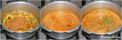 Cuisson aromatique Hitikida Avarekalu SAARU, haricots jacinthe (haricots de) Curry