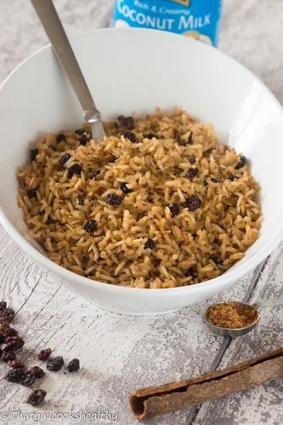 Arroz con coco (riz de coco colombienne) - That Girl Cooks en bonne santé