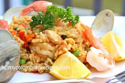 Arroz Marinero (fruits de mer Riz colombien-Style), Mes Recettes colombiennes