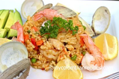 Arroz Marinero (fruits de mer Riz colombien-Style), Mes Recettes colombiennes