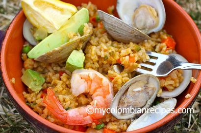 Arroz Marinero (fruits de mer Riz colombien-Style), Mes Recettes colombiennes