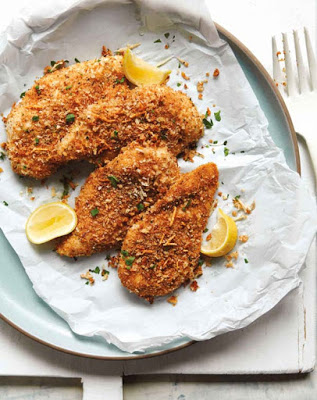 Asiago-Crusted Poitrines de poulet Recette - King Recette