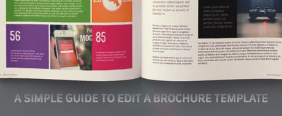Un guide simple pour éditer un blog modèle Brochure ~ marché créatif