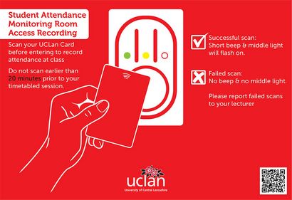 Anwesenheitsüberwachung, Student Support, University of Central Lancashire