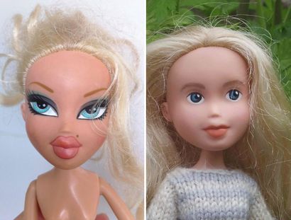 Maman australienne Turns poupées Bratz en filles régulières en supprimant leur maquillage Unrealistic, Bored (poupées) Maman australienne Turns poupées Bratz en filles régulières en supprimant leur maquillage Unrealistic, Bored