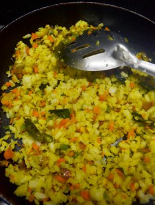 Aval recette upma, poha recette upma