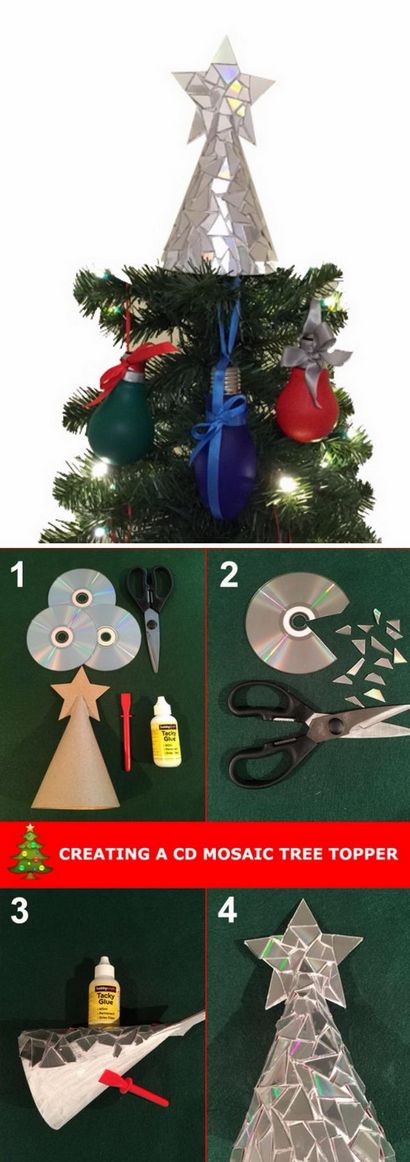 Arbre de Noël Impressionnant bricolage Idées Topper - Tutoriels