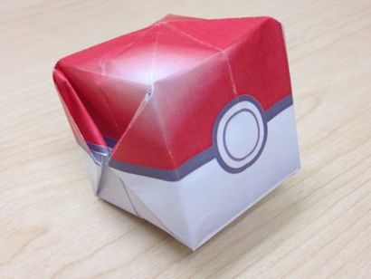 Impressionnant Comment faire un Origami Pokeball qui ouvre, Fun Pages Origami