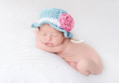 Baby-Häkelarbeit und Foto Props HappyBabyCrochet