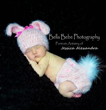 Baby-Häkelarbeit und Foto Props HappyBabyCrochet