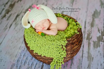 Baby-Häkelarbeit und Foto Props HappyBabyCrochet