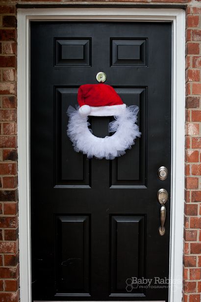 Bébé Rage, Père Noël Tulle Couronne Tutoriel