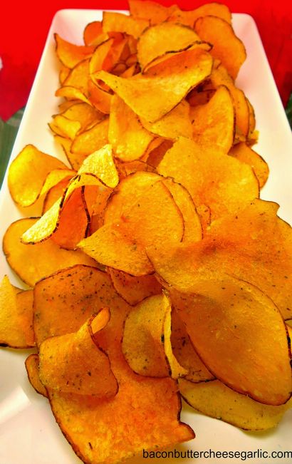 Bacon, beurre, fromage - Ail maison Jalapeno Kettle Chips