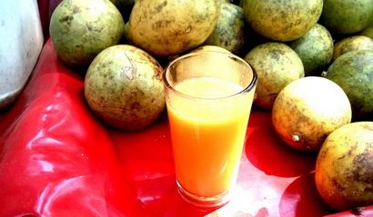 Bael ou bois Pomme verre sur Bonté saison - NDTV alimentaire