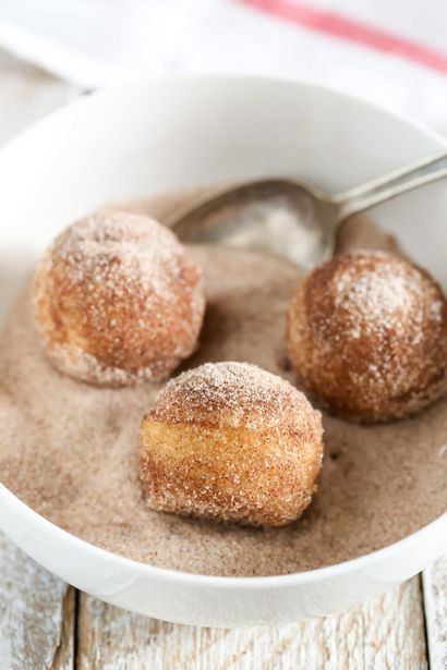 Trous sucre cannelle au four Donut - Vivre bien cuire Souvent