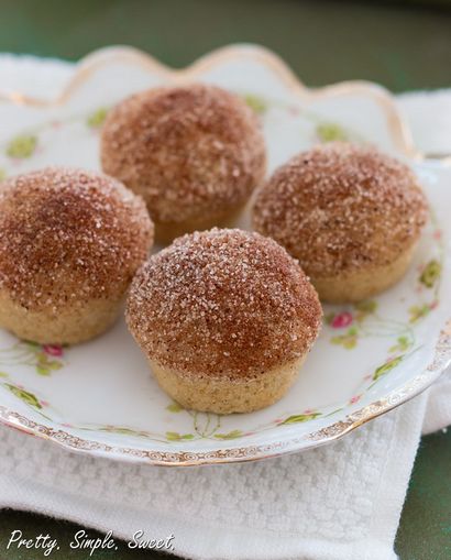 Cuit au four à la cannelle sucre Donuts, Jolie