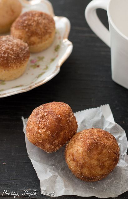 Cuit au four à la cannelle sucre Donuts, Jolie