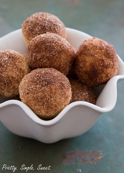 Cuit au four à la cannelle sucre Donuts, Jolie