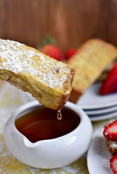 Cuit au four français Toast Sticks - Iowa Girl eats