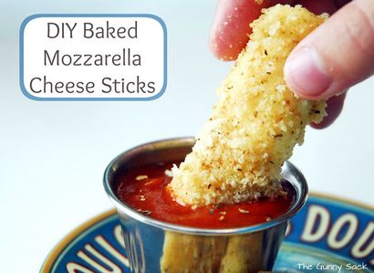 Cuit au four Mozzarella Sticks Recette - Le Gunny Sack