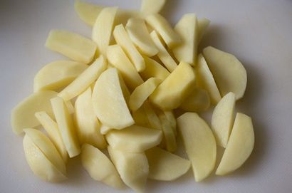 recette de pommes de terre au four coins, comment faire recette wedges de pommes de terre cuites au four