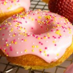 Trous de sucre en poudre cuite au four Donut - petit gâteau Diaries