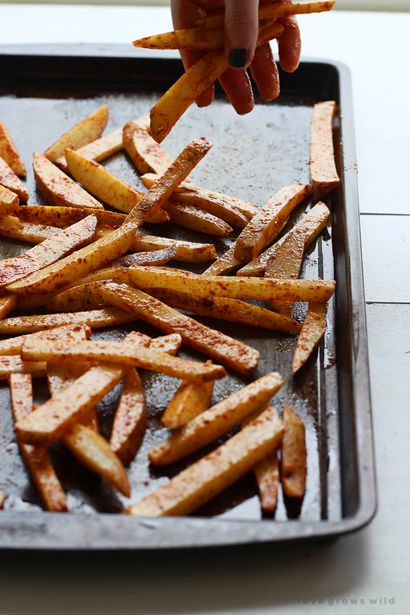Frites cuites au four assaisonné (frites assaisonnées comment faire) Frites au four assaisonné français