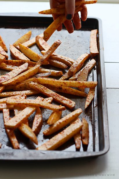 Gebackene Seasoned Fries - Liebe wächst wild