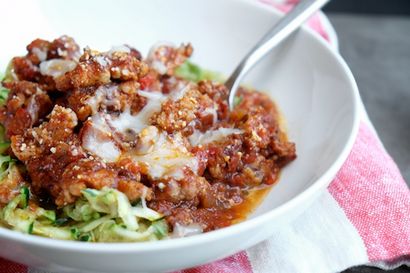 Gebackene Spaghetti mit Fleischsoße