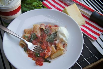 Gebackene Spaghetti mit Fleischsoße