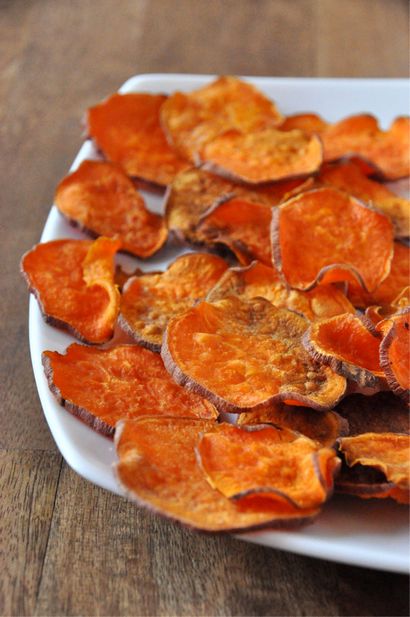 Chips de pommes de terre au four doux, Baker Recettes minimalistes
