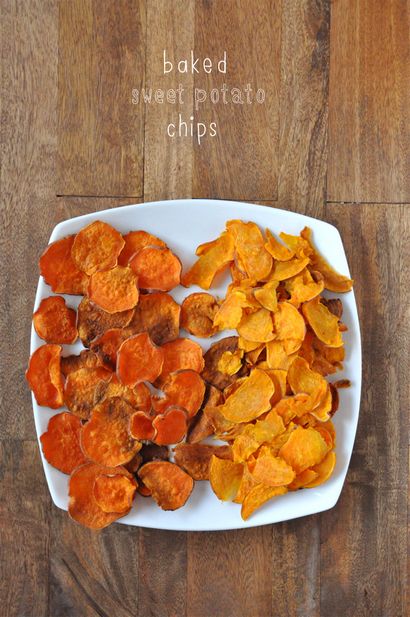 Chips de pommes de terre au four doux, Baker Recettes minimalistes