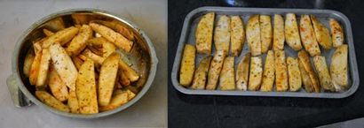 Gebackene Süßkartoffel Wedges-Süßkartoffel-Rezepte-Easy Snacks Rezepte, Padhuskitchen