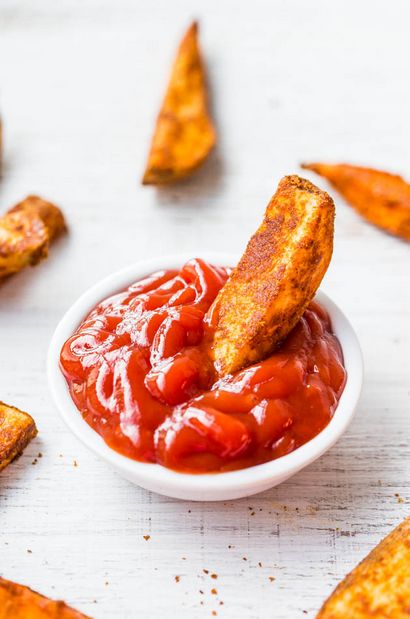 Cuit au four assaisonné épais échancrée Four Fries - Averie Cooks (Fries assaisonné comment faire) Cuit au four assaisonné épais échancrée Four Fries - Averie Cooks