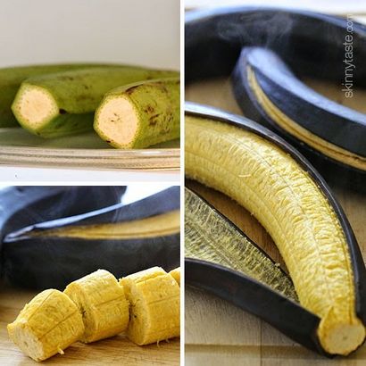 Cuit au four Tostones (vert plantains), Skinnytaste (amuse-gueule) Cuit au four Tostones (vert plantains), Skinnytaste