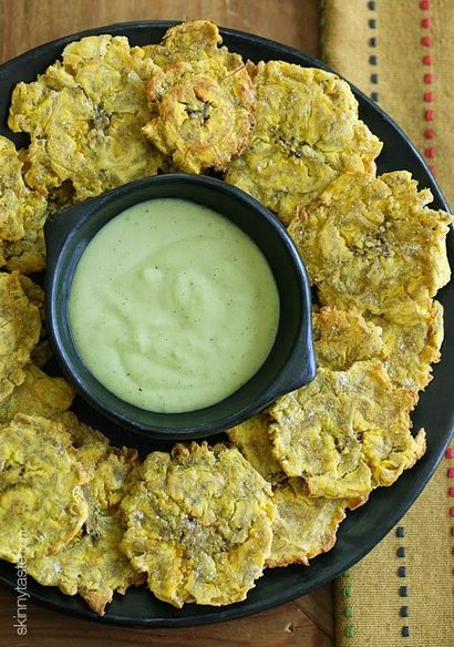 Cuit au four Tostones (vert plantains), Skinnytaste