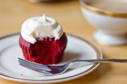 Bäckerei-Art Red Velvet Cupcakes - BluebirdKisses
