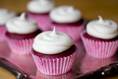Bäckerei-Art Red Velvet Cupcakes - BluebirdKisses