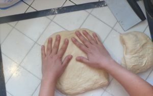 Backen-Brot-Maschine Teig im Ofen (Anleitung)