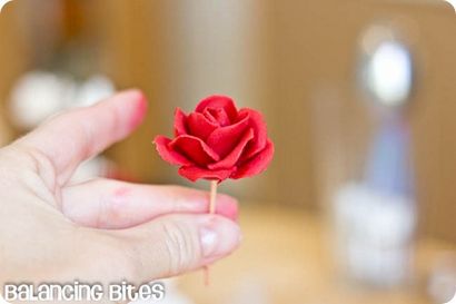 Morsures Comment faire un équilibre entre petits Gum Roses Paste