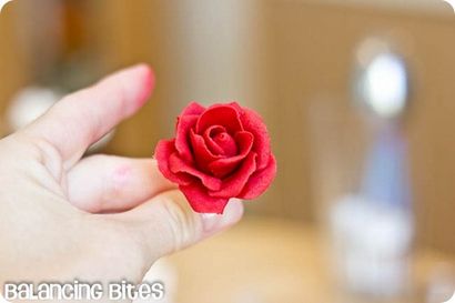 Morsures Comment faire un équilibre entre petits Gum Roses Paste