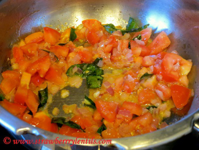 Banane curry Blossom (curry Vaazhaipoo), les lentilles de fraises