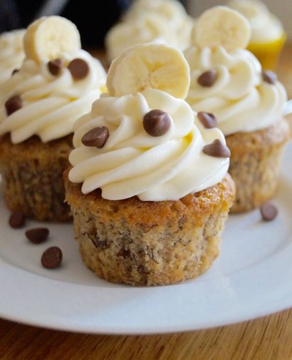 Banana Cupcakes mit Frischkäse Frosting, Was Jessica Baked Weiter