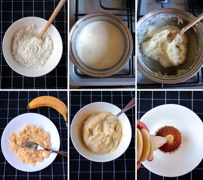 Banana Petits gâteaux de Split Recette - Addiction délicieux (comment faire des petits gâteaux banana split) Banana Petits gâteaux de Split Recette - Miam Addiction
