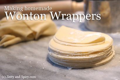 Base wonton wrappers Recette Pâte
