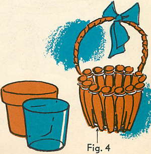 Körbe machen Basteln für Kinder Einfache Arts & amp; Crafts Aktivitäten Make Baskets mit Papier, Stoff,