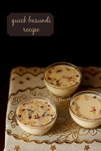 recette Basundi, comment faire basundi, recette basundi rapide