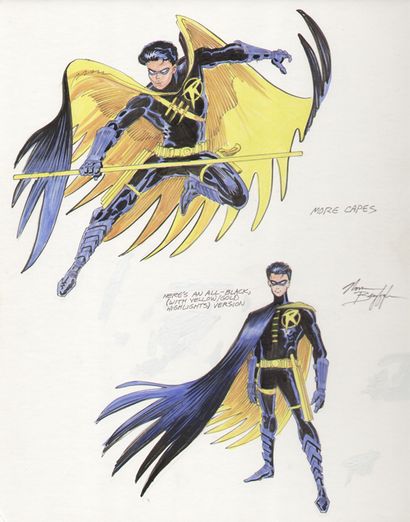 Batman- Die 1989 Film Robin Relics desigining Tim Drake s Robin-Kostüm