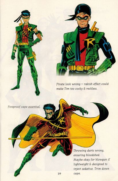 Batman- Die 1989 Film Robin Relics desigining Tim Drake s Robin-Kostüm