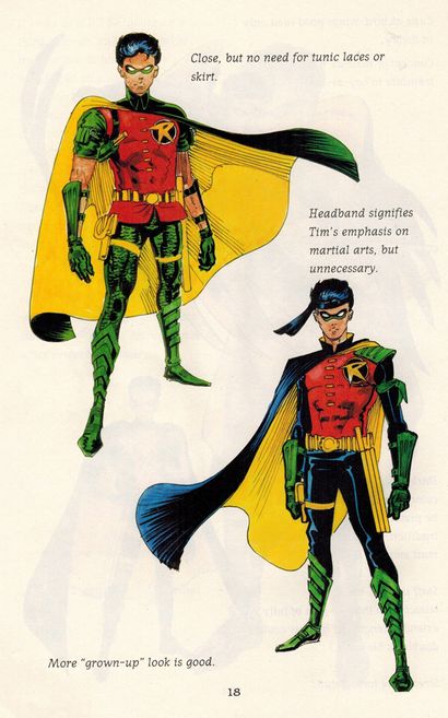 Batman- Die 1989 Film Robin Relics desigining Tim Drake s Robin-Kostüm